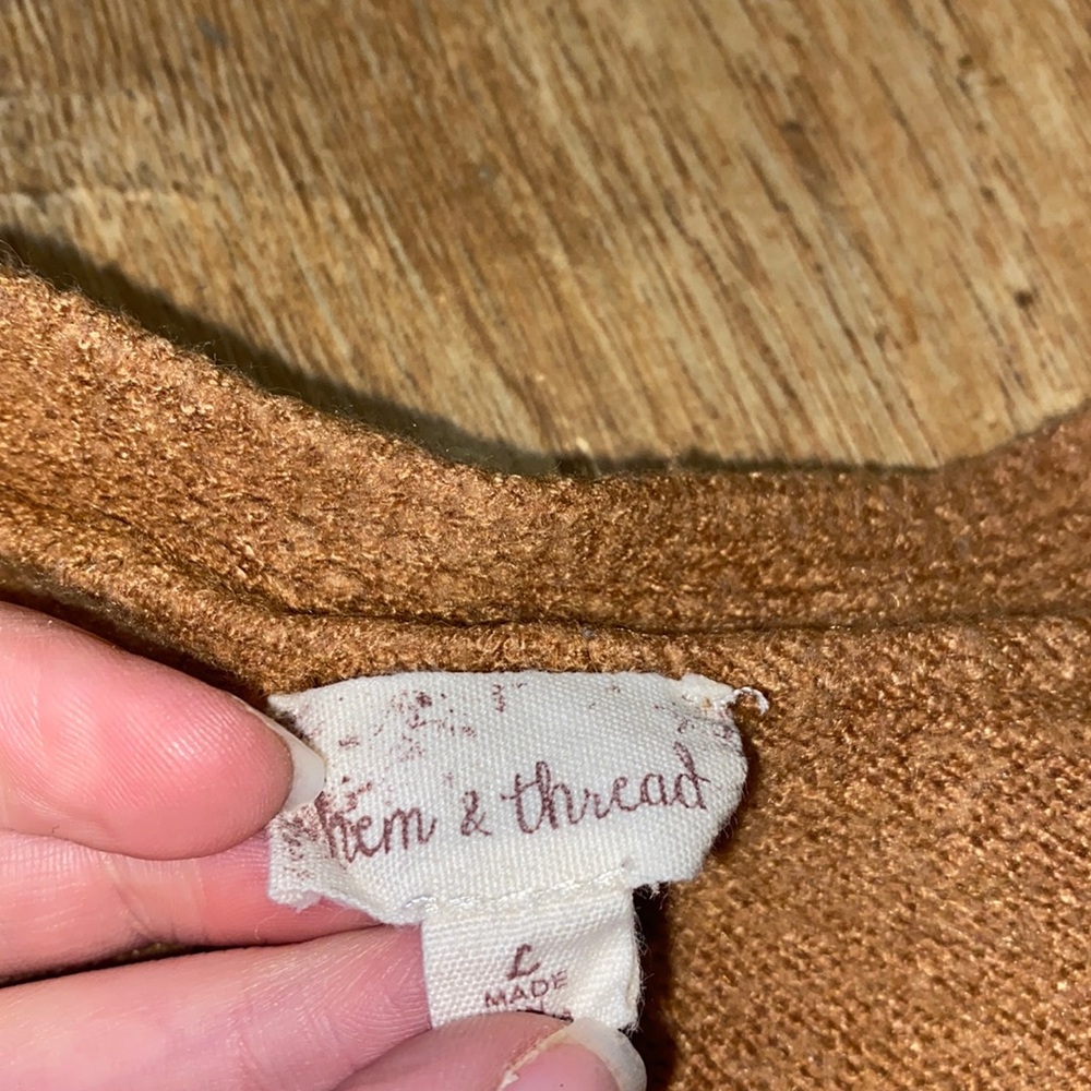🛍️4/$20🛍️ Hem & Thread Color Block Cardigan Sweater - Picture 4 of 5